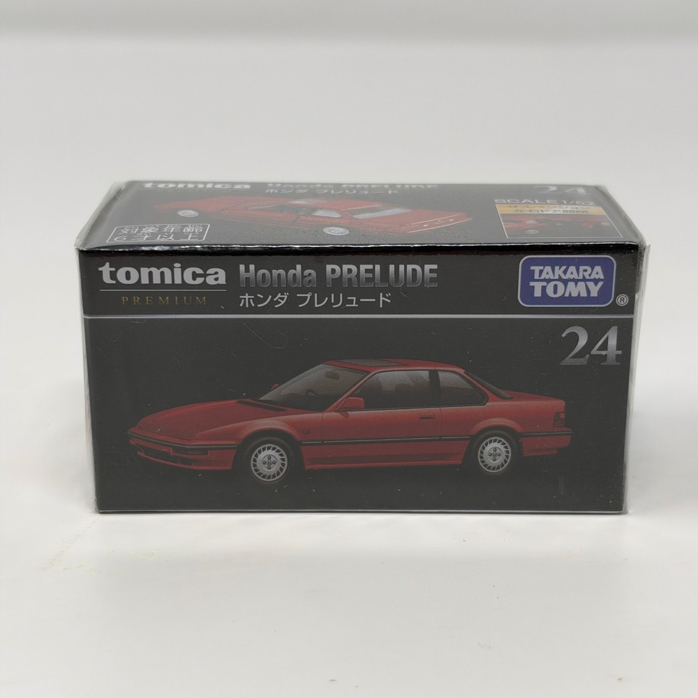 Tomica Premium 24 Honda Prelude Red 1:62 Scale Diecast Car Takara Tomy New